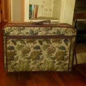 Vintage Large Tapestry o Suitcase